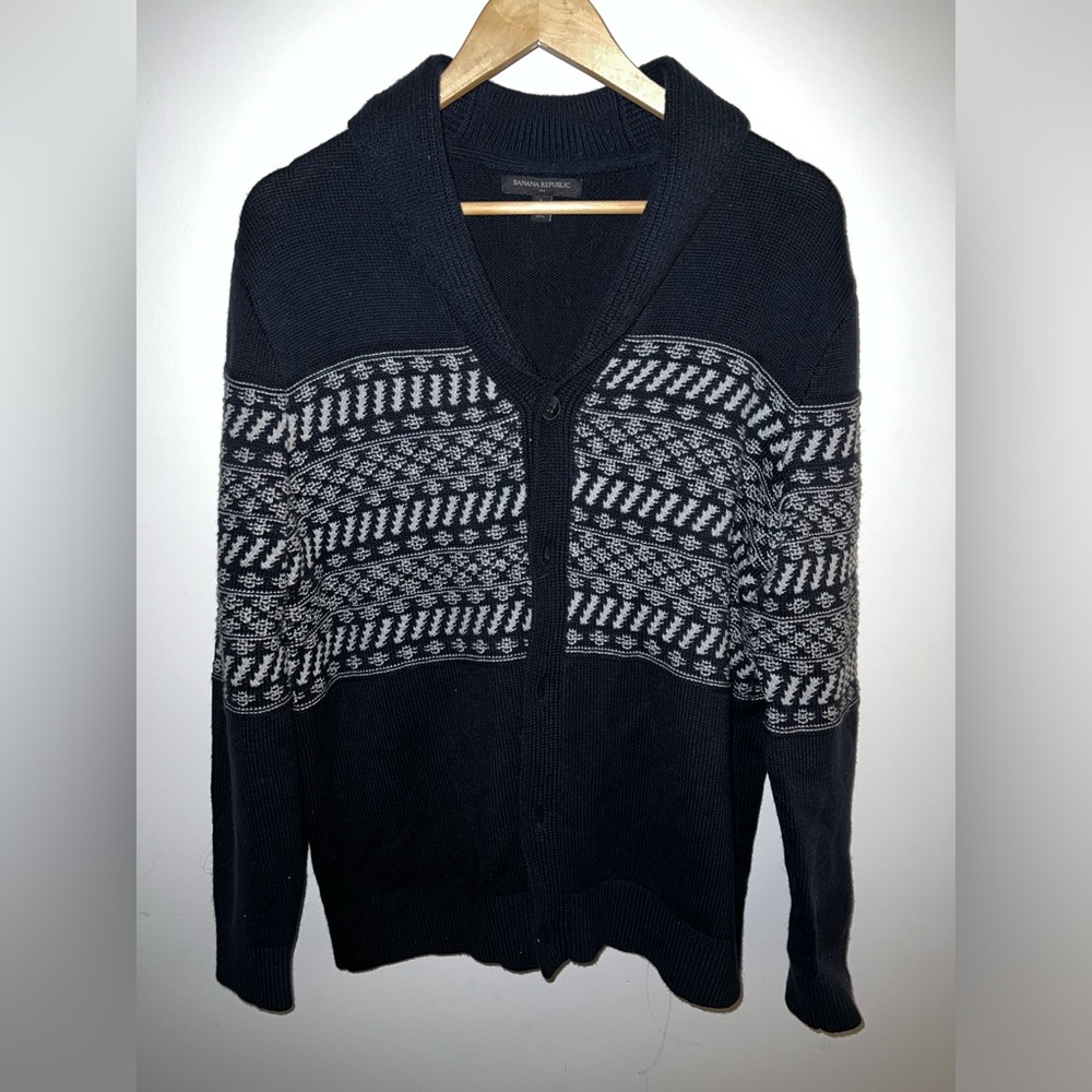 Men’s Large Banana Republic cardigan. NWT